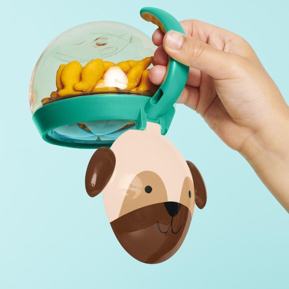 Skip Hop Zoo Snack Cup Kids Feeding Storage Pot Tub Age 12M+ NIP No spill - Picture 5 of 14